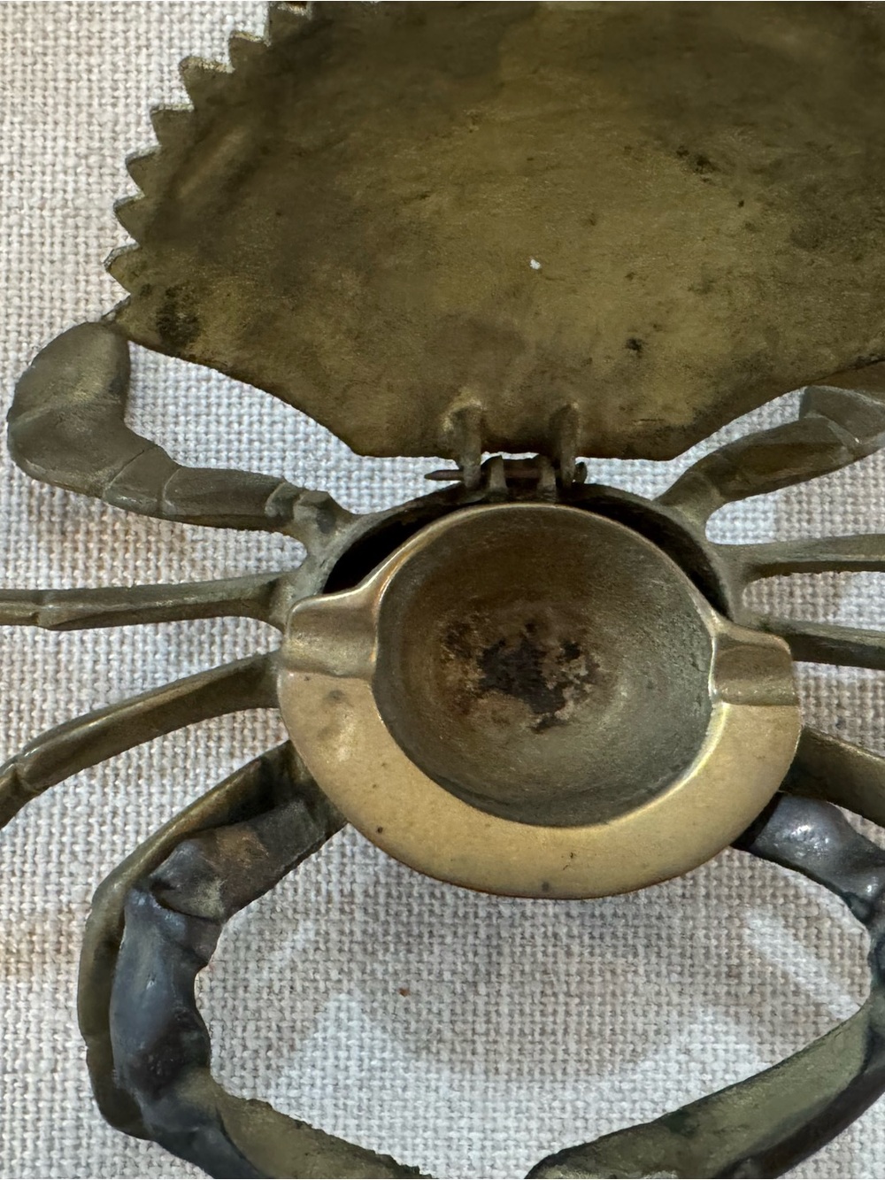 3 Bronze Crab Ash Trays Sculpture Figure 7x3 1/2” - Picture 7 of 11